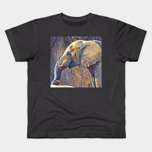 African Elephant Kids T-Shirt